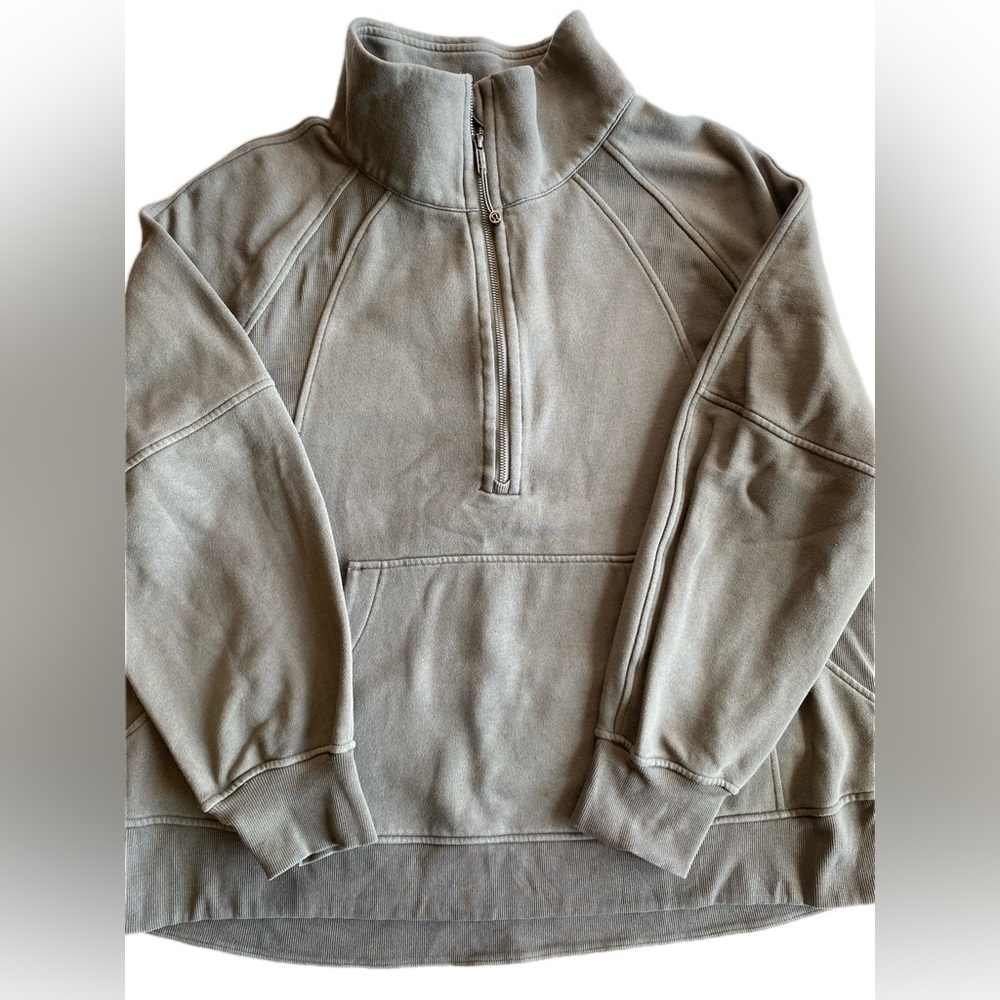 Lululemon Scuba Oversized Funnel-Neck
Half Zip *Long
Grey Eucalyptus xl/xxl - Picture 7 of 9